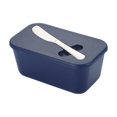 thumbnail image 1 of Advancent Caja cortadora de mantequilla duradera con tapa sellada a prueba de polvo, para mantequilla, vajilla, cortadora de mantequilla Cocina y Comedor Azul oscuro, 1 of 6