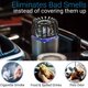 thumbnail image 2 of Ionizador purificador de aire para automóvil - Ambientador antibacteriano iónico enchufable de 12 V con cargador USB dual - Olor a humo, olor a comida, alérgenos, eliminador de virus para automóvil (, 2 of 5