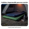 thumbnail image 3 of Abbraccia Colchón inflable de poliuretano, 12cm de grosor, cama de aire doble para camping, esterilla exterior multicolor, 3 of 6
