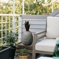 thumbnail image 5 of LuxenHome Gray MgO Pineapple Outdoor Statue, 5 of 10