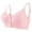 Pink Bra for Women, variant on AINIYS Front Closure Thin Fabric Bralettes Soft Cup Bra Wireless Secure Fit Bra for Women Plus Size Bralette Breathable Everyday Bras Red 42/95