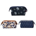 thumbnail image 4 of Soidarity Esenciales de belleza al alcance con bolsa de maquillaje portátil, accesorios cosméticos para organizador de viaje Bolsas de maquillaje Crisantemo marrón, 4 of 6