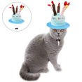 thumbnail image 2 of Sombrero de cumpleaños para mascotas Sombrero de perro de felpa corto ajustable como pastel de cumpleaños Se adapta a la mayoría de los perros y gatos Ormromra 220541-2, 2 of 8