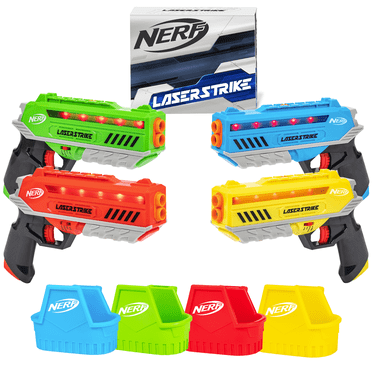 Nerf Laser Tag Blasters Foam Play with Range Blasters and Holsters