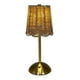 thumbnail image 4 of Lámpara de mesa de ratán dorado para interiores con regulador táctil, LED, portátil, para decoración del hogar., 4 of 8