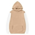 thumbnail image 4 of YUNAFFT Girls Color Block Hooded Sweatshirt Casual Long Sleeve with Pocket Streetwear, 4 of 5