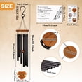 thumbnail image 2 of topjuju 29 Inch Memorial Wind Chimes Outdoor, Personalized Sympathy Gifts for Loss of Loved One, Sympathy Wind Chimes with Optional Frame, Memorial Gifts for Loss of Mom Father Brother Sister, 2 of 6