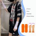 thumbnail image 3 of sweethay Guante de red, adorno de vestir elegante, disfraz de mujer de estilo Simple, guantes largos elásticos, accesorio de ropa, suministros para Disfraces de disfraces Naranja sweethay  AP012397-04, 3 of 6