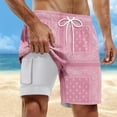 thumbnail image 2 of Kcolen Mens Swim Trunks 7 Inch 3xl High Elastic Waist Board Shorts Men's Stretchy Upf Swimsuit for Men Swim Trunks Men Summer Beach Fashion Men Swim Brief, 2 of 4