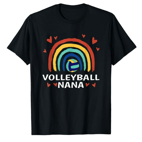 AALJY Leopard Rainbow Family Matching Volleyball Nana T-