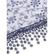 thumbnail image 4 of INSPIRE CHIC Chal de Encaje Mantilla de Tul, Cubierta Triangular para la Cabeza, Velo de Iglesia para Misa, Damas de Honor de Boda 51.2"x15.7" Azul Marino, 4 of 5