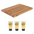 thumbnail image 1 of John Boos Cutting Board Bundle with Au Jus Board & Moisture Cream, 5oz (3 Pack), 1 of 8