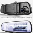 thumbnail image 3 of Camara Auto 2 Cámaras Retrovisor Frente Y Trasera Graba vision  Nocturna, 3 of 11