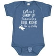 thumbnail image 3 of Inktastic Bull Rider Like Daddy Childs Boys Baby Bodysuit, 3 of 5