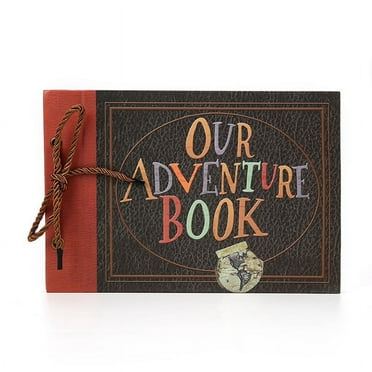 A Scrapbook Photo Album,Our Adventure Book Scrapbook,Hard Cover Travel for Anniversary, Wedding, Travelling