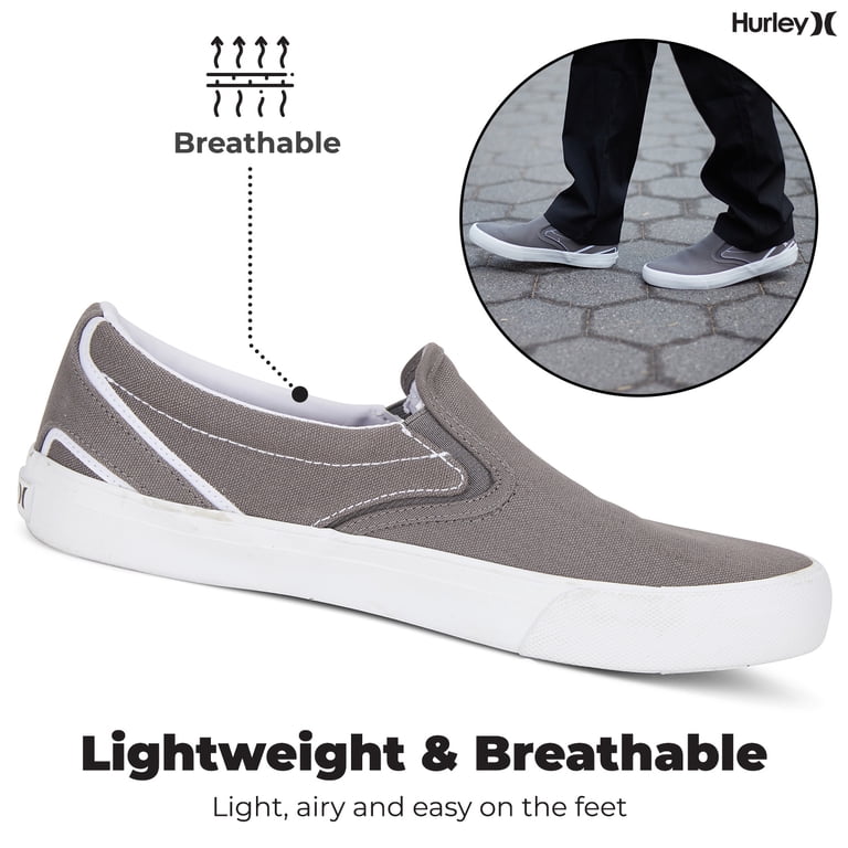 Hurley‎ Men\'s Arlo Slip on 2 Sneaker Grey Hurley Men main image 3