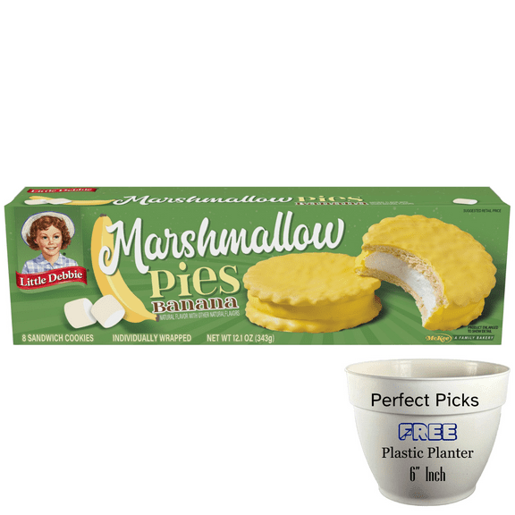 Little Debbie Banana Marshmallow Pies, 12 oz