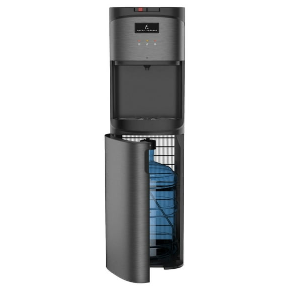 Emeril Lagasse Bottom Load, Built-in filter, refill jug at any faucet NEVER BUY WATER AGAIN, Black-St-Steel
