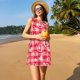 thumbnail image 3 of Balery valentine day with heart Vestidos de verano para mujer con estampado: vestido holgado sin mangas, vestido playero informal y cómodo para días calurosos., 3 of 7
