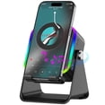 thumbnail image 4 of 5-in-1 Wireless Induction Bluetooth Speaker With Phone Stand RGB Ambient Light Portable Audio Device, 4 of 10