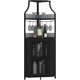 thumbnail image 1 of Qinaqin Industrial 5-Tier Corner Bar Gabinete con Vidrio cm de Alturaolder Farmhouse Liquor Estante y Puerta para Hogar Bars Coffee, 1 of 7