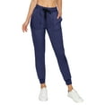 thumbnail image 2 of ALWAYS Women Jogger Sweatpants - Super Soft Stretch Lightweight Drawstrings Pants with Pork Chop Pockets Navy 3XL, 2 of 6