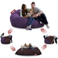thumbnail image 2 of Puff Cama King Size 2 en 1 Baggy Morado 180 x 180 cm, 2 of 4