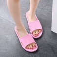 thumbnail image 2 of Slippers for Women Slip-on Flat Heel Non-Slip Slides Shoes Women's Casual Lightweight House Slides Shower Sandals, 2 of 8