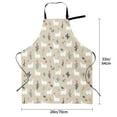 thumbnail image 5 of Uemuo Cute Alpaca Pattern Waterproof Apron Adjustable Dishwasher Apron- Apron for Women Men Heavy Duty Work Apron for Dishwashing Chemical Lab, 5 of 9