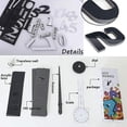 thumbnail image 3 of Reloj de pared 3D DIY para sala de estar, diseño moderno, efecto de decoración de lujo con espejo acrílico y espuma EVA, reloj de pared silencioso sin marco para oficina de hotel (tamaño ajustable), 3 of 5