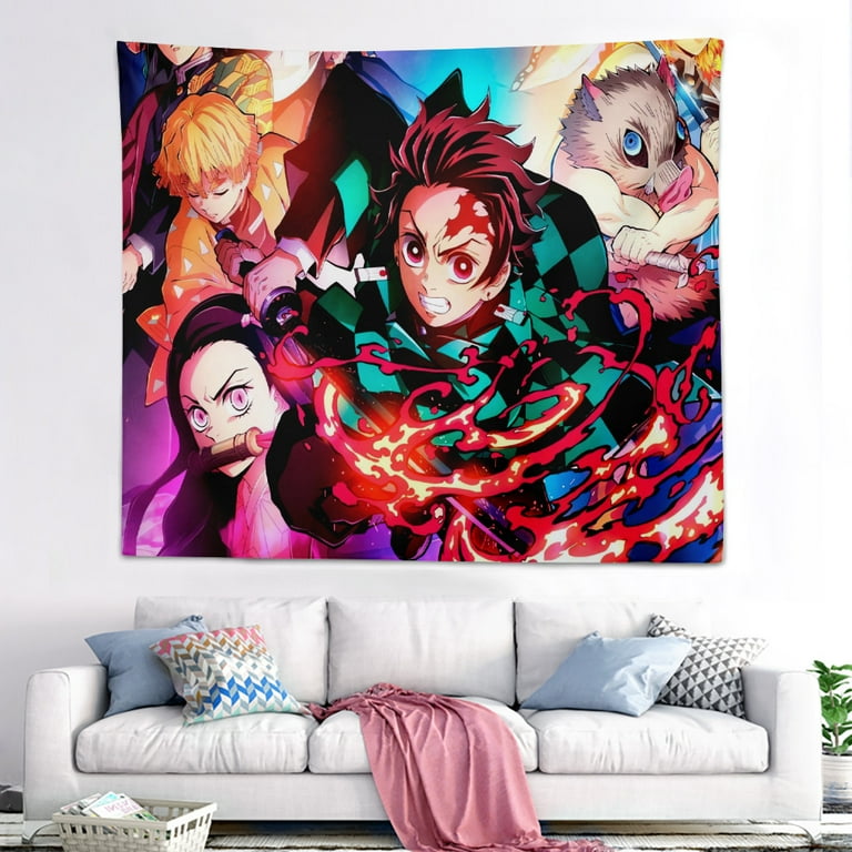 Anime Demon Slayer Tapestry For Bedroom