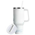 thumbnail image 3 of 40 oz Insulated Stainless Steel Tumbler Double Wall Stainless Steel Tumbler with 2-Way Drinking Penguin Holding Candy Cane, 3 of 9