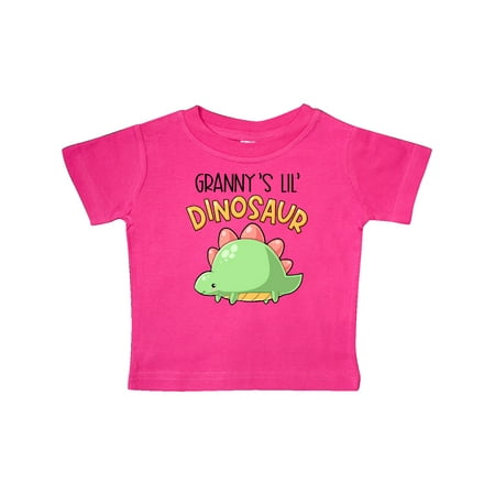 

Inktastic Granny s Lil Dinosaur with Cute Stegosaurus Gift Baby Boy or Baby Girl T-Shirt