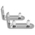 thumbnail image 2 of Miangastore Bypass Door Floor Guide Galvanized Barn Doors Doors Installation 2Pack 4.7X2.5X1.6In, 2 of 8