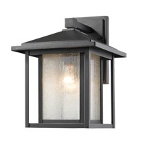 1 Light Outdoor Chain Mount Lantern In Gothic Style 8 Inches Wide By 13.75 Inches High-Black Finish Z-Lite 563Chm-Bk