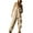 Khaki, variant on Annhoo Fleece Overalls for Women Winter Cozy Warm Suspender Straps Jumpsuits Casual Plush Overall with Pockets