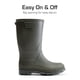 thumbnail image 4 of Botas de lluvia DREAM PAIRS para niños, color oliva, talla 11, antideslizantes, 4 of 6