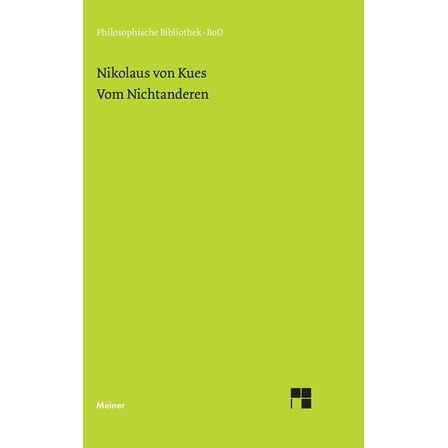 Schriften in deutscher Übersetzung / Vom Nichtanderen (Hardcover)