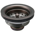 thumbnail image 3 of Keeney K5435VB Stainless Steel Fixed Posted Kitchen Sink Strainer, Venetian Bronze, 3 of 13