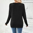 thumbnail image 5 of Womens Long Sleeve Shirts V-Neck Fashion Casual Blouses Tops Fall Outfits Basic Tees Shirt Pullover Loose Trendy Comfortable Winter Clothes, 5 of 8