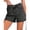 Dark Gray, variant on Women's Ripped Distressed Denim Shorts High Waisted Frayed Hem Stretchy Jeans Casual Summer Pants with Pockets