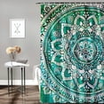 thumbnail image 2 of Orinice Circular Design Bathroom Decor Set, Colorful Luxurious Polyester Fabric Fashion Shower Curtain with Hooks for Bathroom, Waterproof and Easy to Install 36x72, 2 of 7