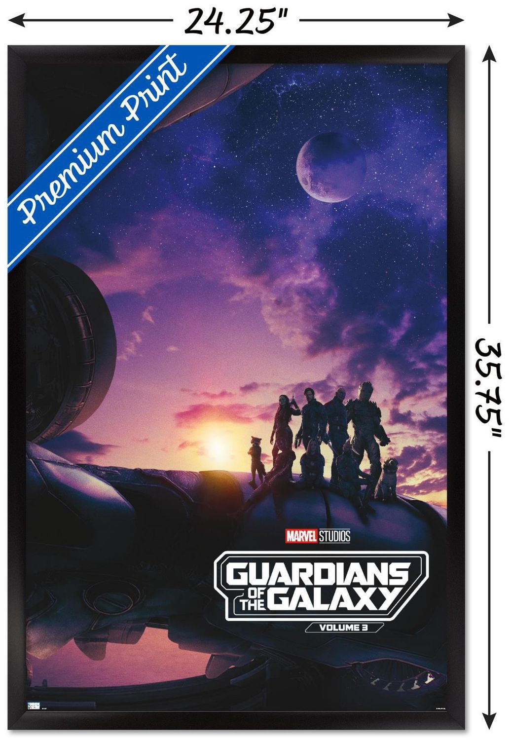 Marvel Guardians of the Galaxy Vol. 3 - Teaser One Sheet Wall Poster, 22.375" x 34"