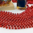 thumbnail image 4 of 24 Pcs Bead Necklace,Happon Mardi Gras Beads Necklace Accessories Bulk, Mardi Gras Xmas Necklaces Women Men,Party Beads for Wedding Birthday Mardi Gras Christmas Decorations, 4 of 6