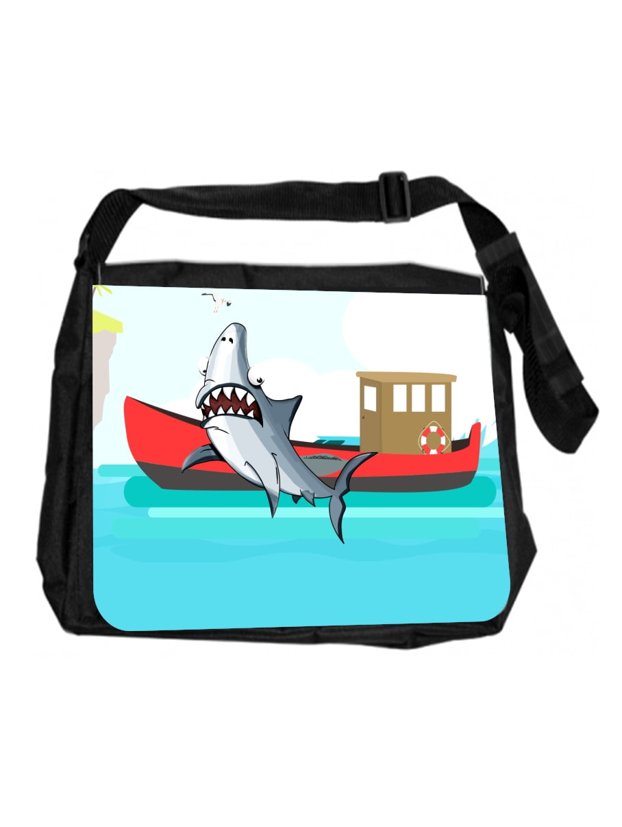 Dinosaur Green Vector Cross Body Shoulder Messenger Laptop Bag