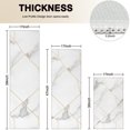 thumbnail image 4 of White Gold Geometric Marble Kitchen Rugs Sets Of 3,Kitchen Runner Rugs Non Skid Washable,Decorative Kitchen Floor Mats for Kitchen,Sink,Laundry,17"x30"+ 17"x47" + 17"x59", 4 of 6