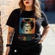 thumbnail image 4 of Funny Text Women's T-Shirts Graphic Tees Cute Cartoon Crewneck Short Sleeve Summer Women's Tops, 4 of 6
