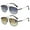 Gray & Brown, variant on 2 Pairs of Classic BIFOCAL Reading Glasses 1.00 for men Presbyopic Glasses Gradient Brown Sunglasses UV, Memory Titanium Oversized Aviator-style Sun Readers +1.00