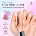 thumbnail image 3 of SAVILAND 5-in-1 One-Step Gel Nail Polish Kit, Quick Easy, Sheer Jelly Nude, 15ml/0.51 fl.oz, 3 of 7