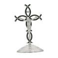thumbnail image 3 of Figura de cruz de pie, estatua de cruz para la encimera de la chimenea de Acción de Gracias Negro plata, 3 of 9